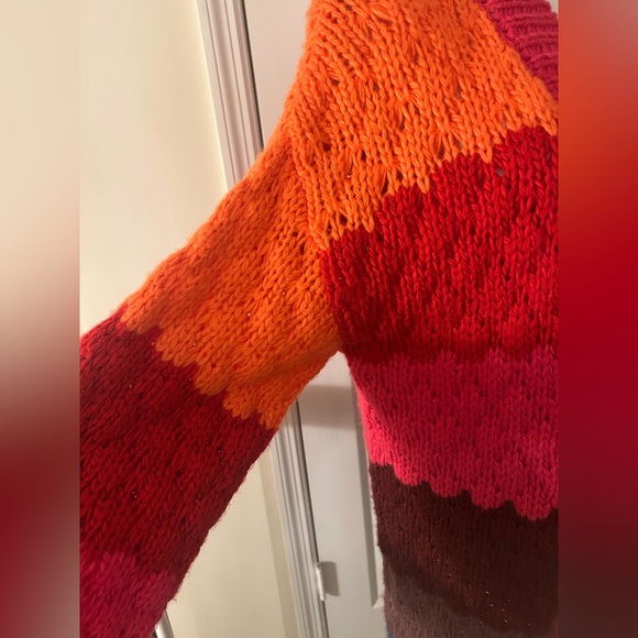 FARM Rio Block Striped Open Cardigan NWT! - Picture 9 of 16